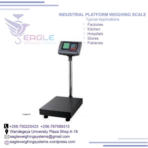 Platform weighing scales at Eagle Weighing Systems Kampala