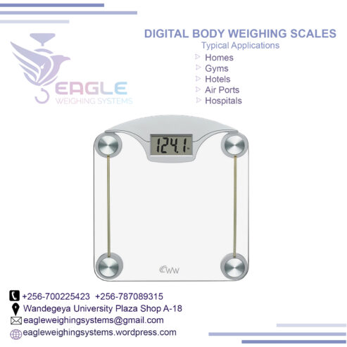 Glass Weighing Smart Human Weight Scales for gym in Kampala