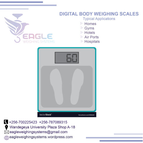 Ultra slim digital body weighing glass scale in Kampala