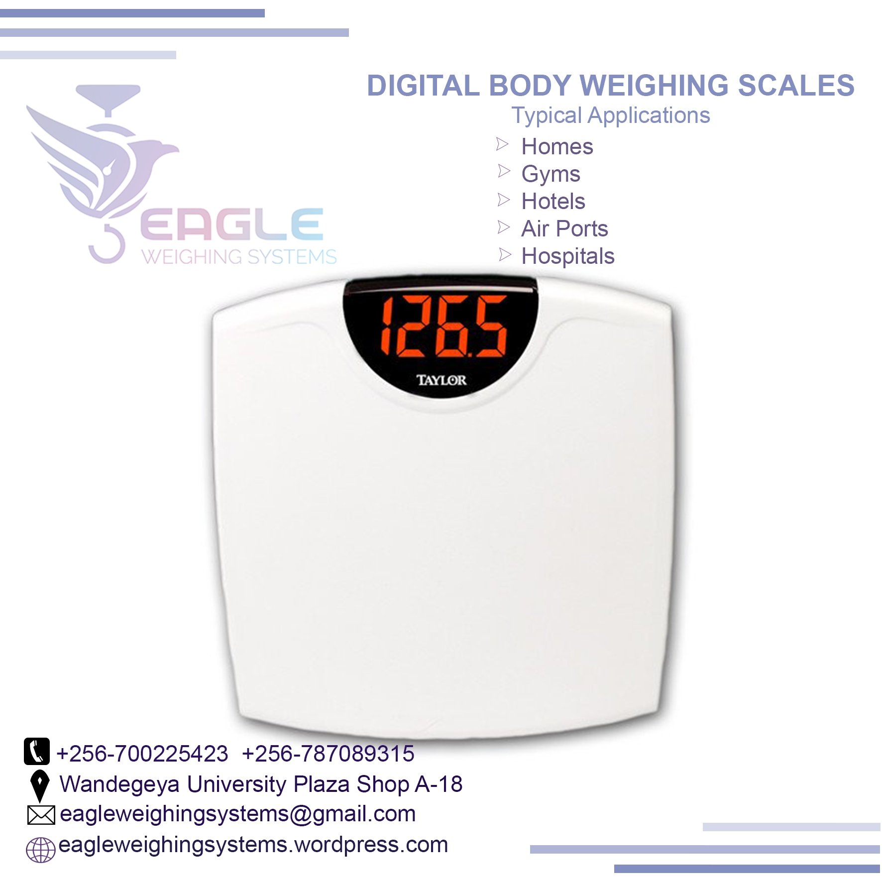 Ultra-portable personal weighing scales for the gym, scales - Pundas ...