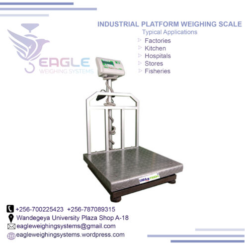 Weighing floor scales at Eagle Weighing systems Ltd Uganda