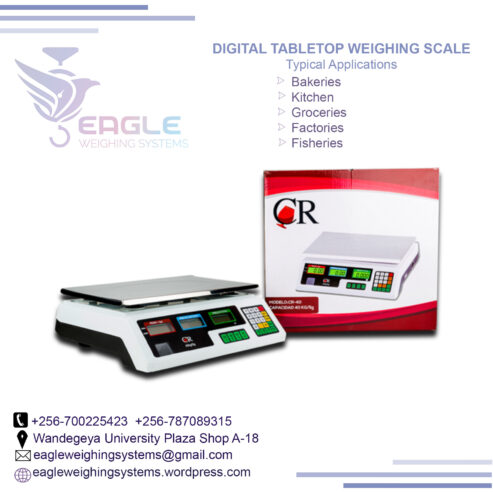 Square 30kg digital market commercial table top scales