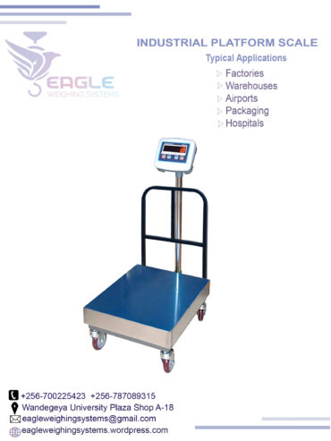 electronic platform digital weighing scale with railing