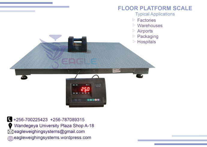 Platform floor scale industrial weighing scale 1 ton