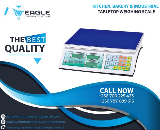 Waterproof precise table top bench weighing scales Kampala