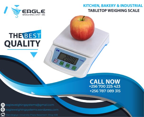 Household Plastic Kitchen Table Top Weighing Scales Kampala