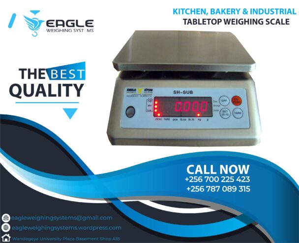 Portable table top electronic waterproof weighing scales