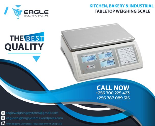 Accurate household kitchen weighing scales