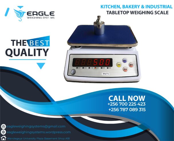 Stainless steel material table top weighing scales in Kampal