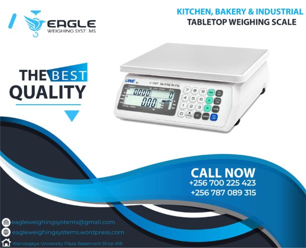 Square 30kg digital market commercial table top scales