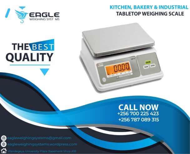 Stainless steel material table top weighing scales in Kampal