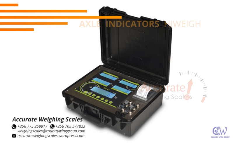 50 tons Off road axle trucks scales with digital load cell