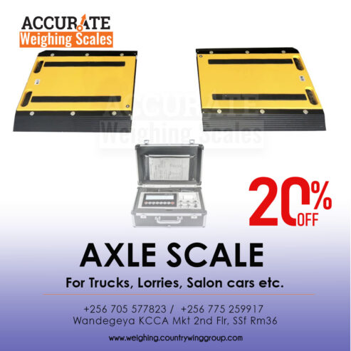 Axle trucks scales with tare weight at affordable prices