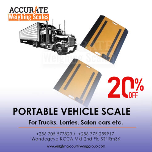 Moveable design weighbridge vehicle scales with hydraulic