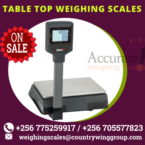 30kg Barcode Label Printing Scales Retail Shop in Kampala