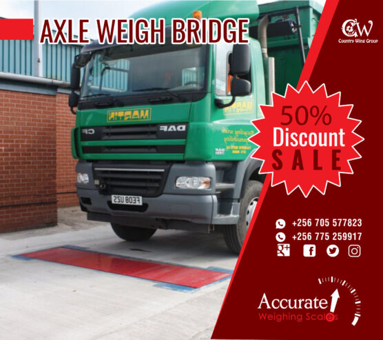 Underground weighbridge car scales with concrete blocks