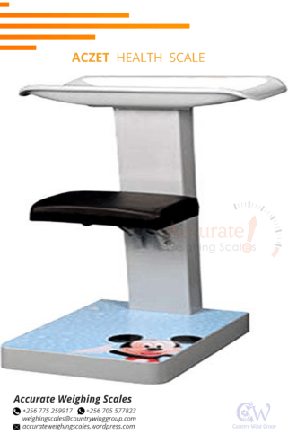 Professional stand on medical weighing scale