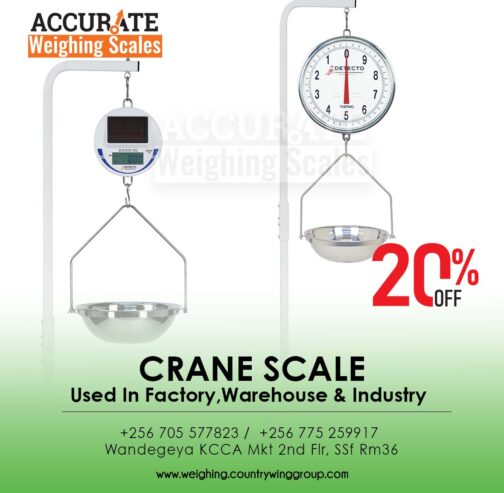 Heavy duty mechanical dial crane weighing scales