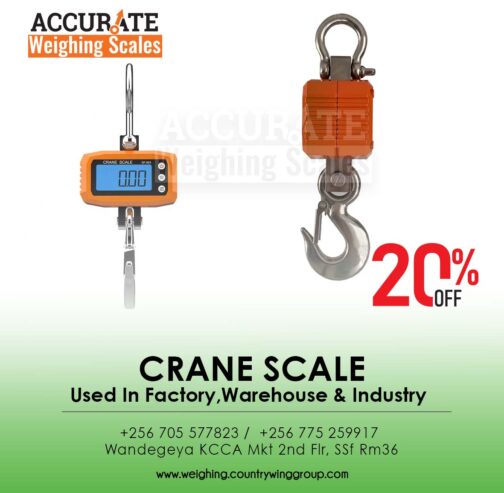 Electronic digital crane weighing scales with LCD display