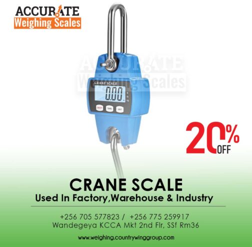 Crane weighing scales of 5g divisions in store at supplier