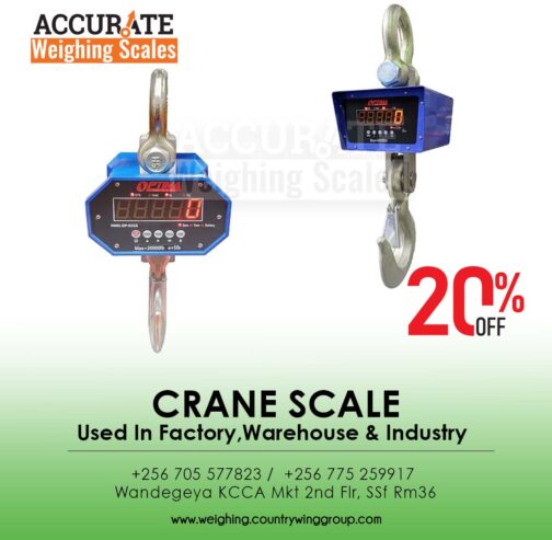 Heavy duty crane weighing scales with Peak hold function