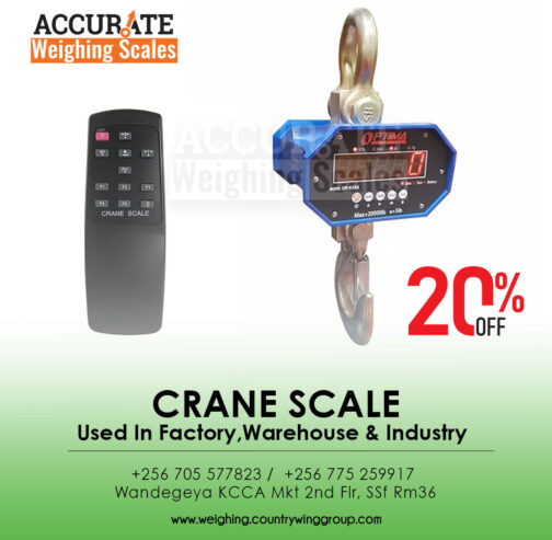 Heavy duty crane weighing scales with Bluetooth module