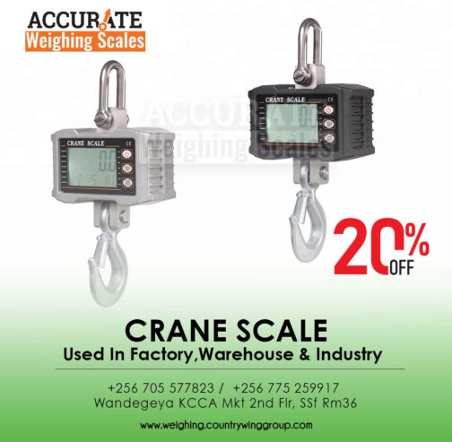 Crane weighing scales with big capacities up to 40tons