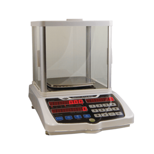 analytical precision laboratory balance with touch screen