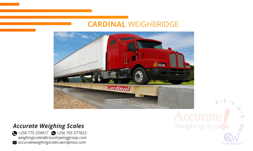 weighbridge car scales with concrete blocks construction