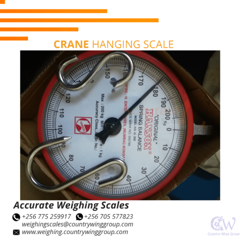 Hanson dial crane weighing scale to transact local business