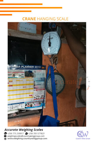 Mechanical dial one faced crane weighing scale for sale