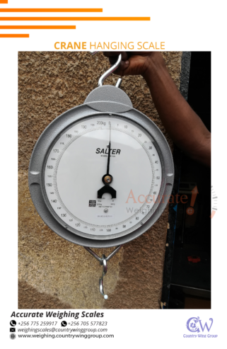 Double face dial mechanical crane weighing scales