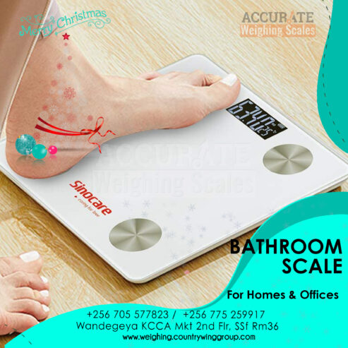 Glass digital bathroom weighing scale shop in Kampala