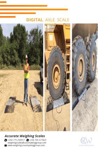 Weighbridge connection that is easy to use when vehicle