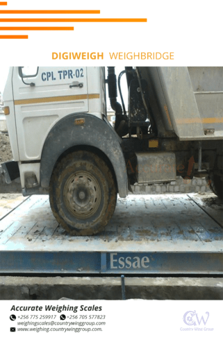 Digital accurate road truck weighbridges in Kampala