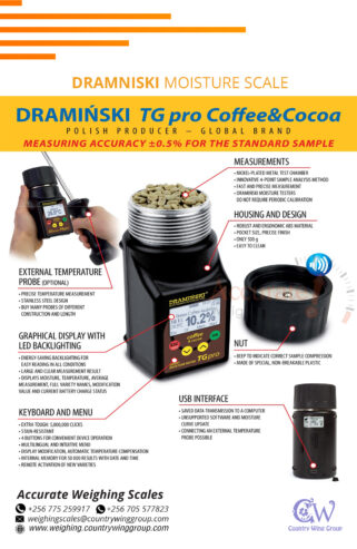 Electronic portable coffee moisture meters cup type