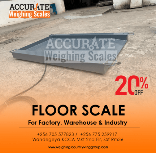 Advanced long lasting 300kg floor weighing scales