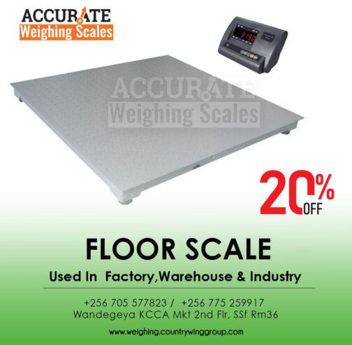 Certified standard floor weighing scale