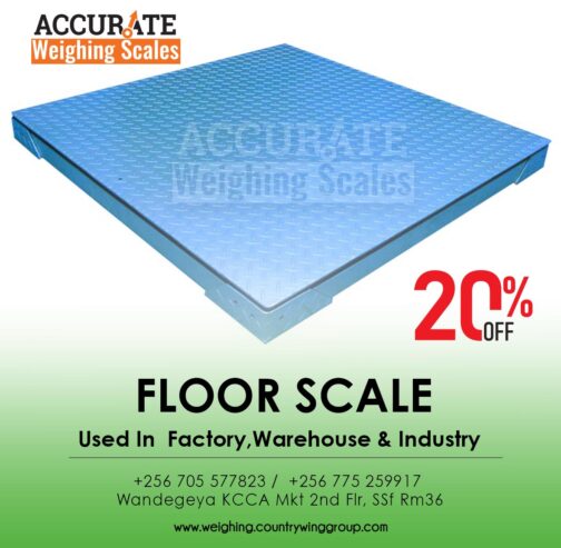 Flat floor industrial ware house heavy duty platform scales