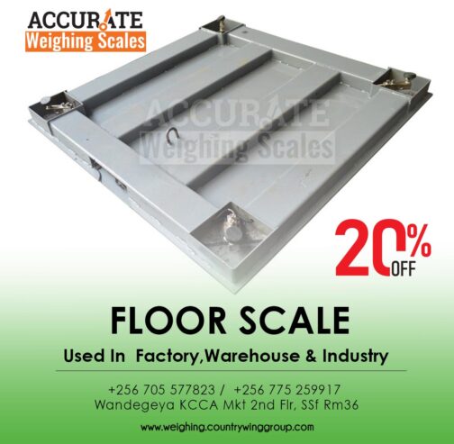 Industrial floor standing platform scales