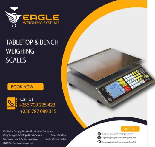 Square 30kg digital market commercial table top weighing