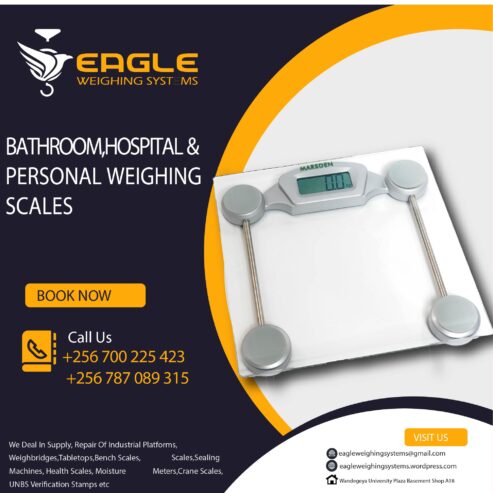 Glass Weighing Smart Human Weight Scales for gym in Kampala