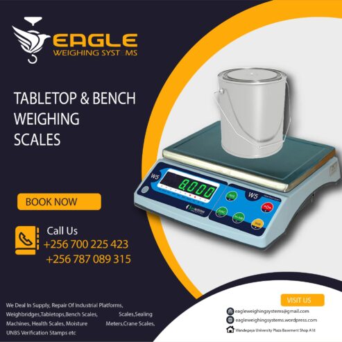 Portable table top electronic waterproof weighing scales