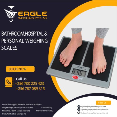 Glass Weighing Smart Human Weight Scales for gym in Kampala