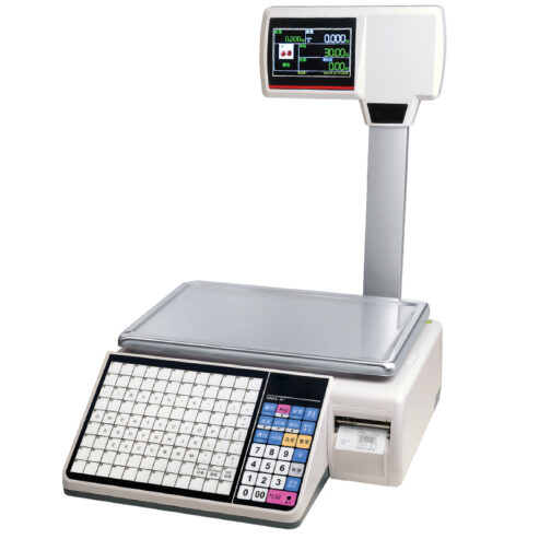 30KG Barcode Printer Meat Fruit Store Butcher Label Scale