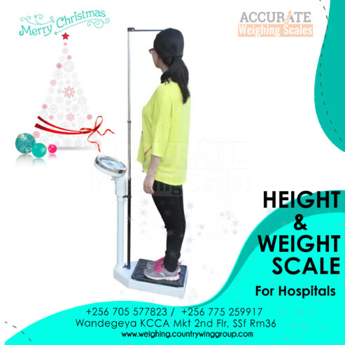 Mechanical height and weight measuring scale 200kg in Uganda