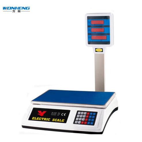 30kg Supermarket Barcode Label Printing Weighing Scale