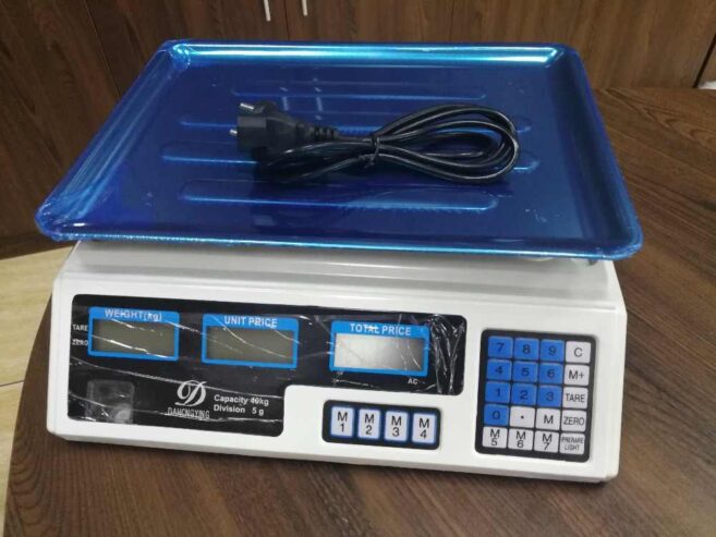 digital market commercial table top weighing scale