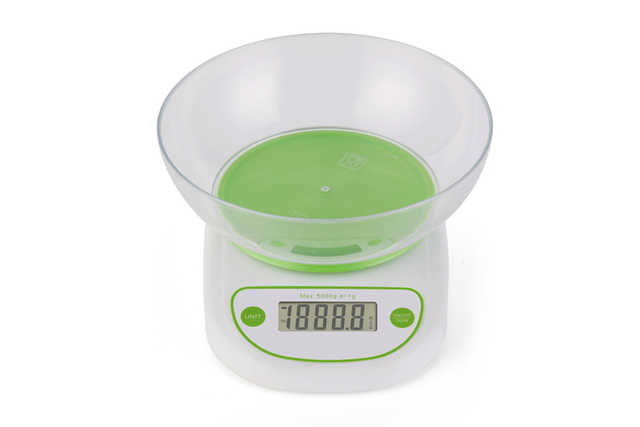 bowl shape kitchen scale