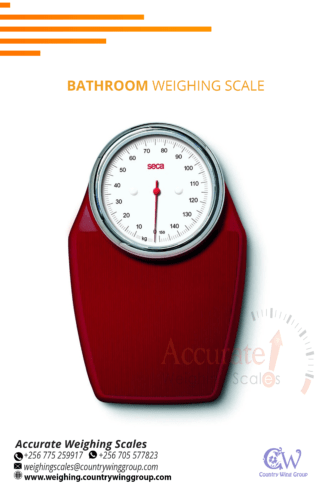 Analog salter red dial bathroom weighing scale